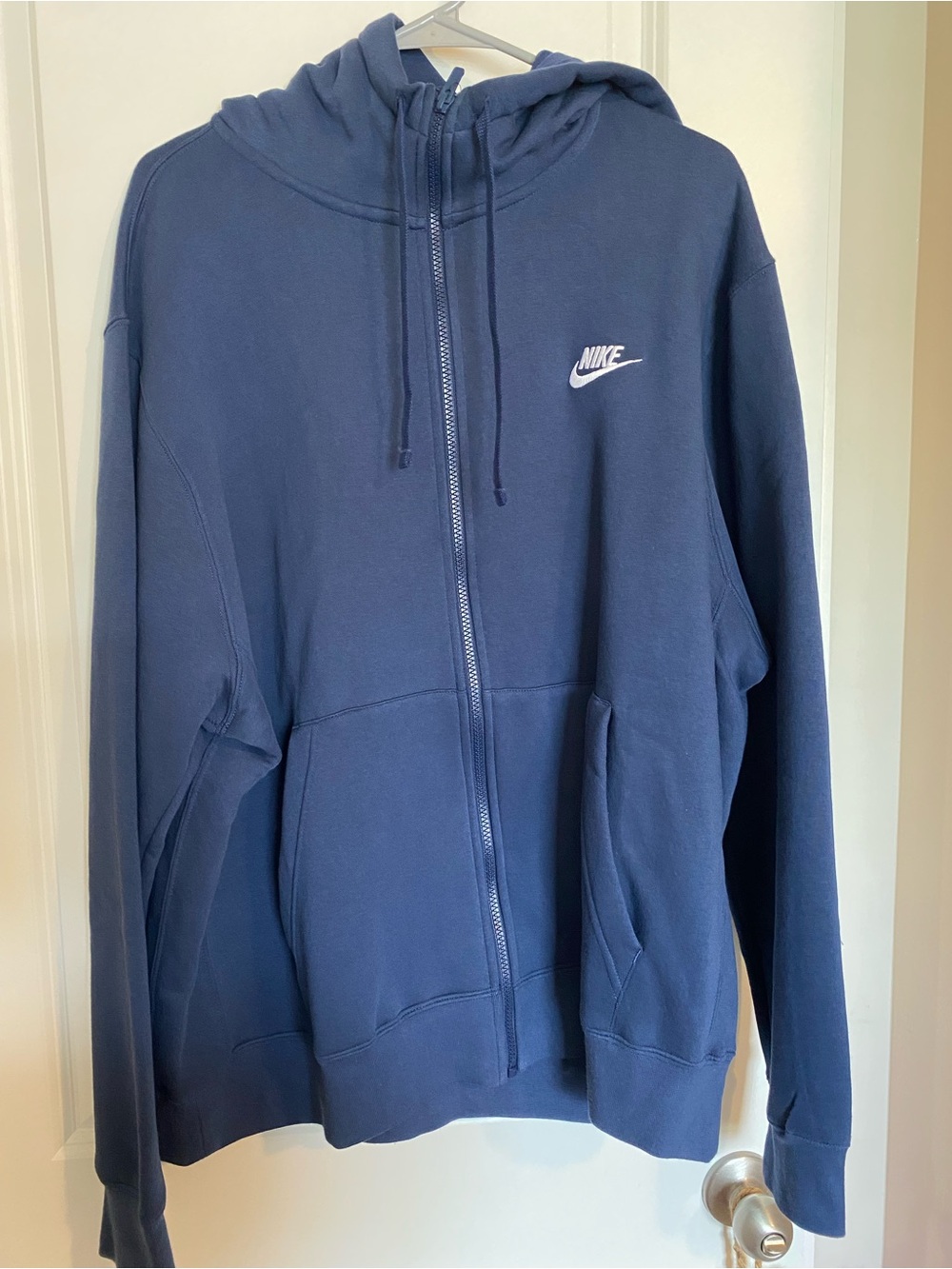 Men’s club fleece zip up hoodie